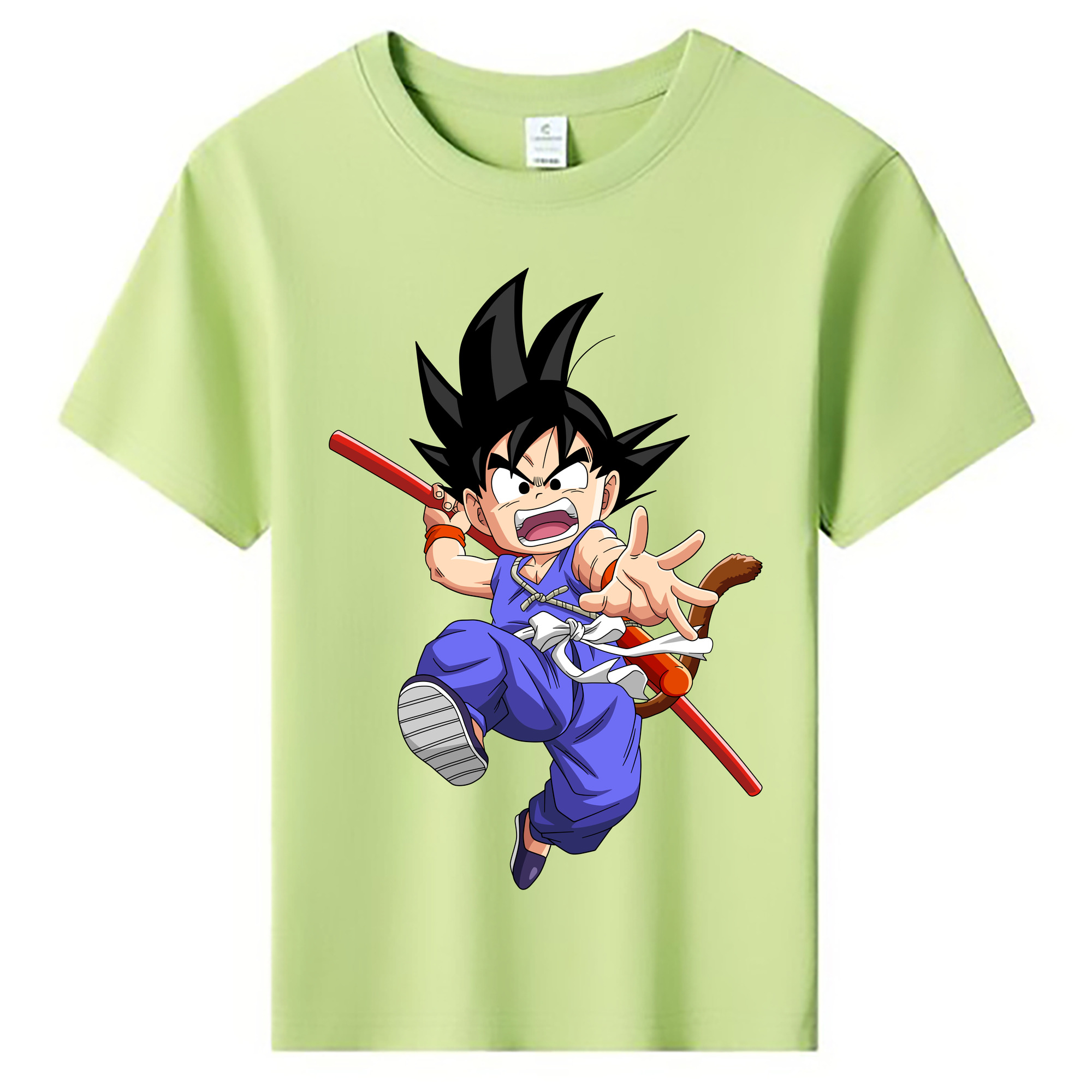 （画像用） ドラゴンボール 孫悟空（そん ごくう）Son Goku カカロット DRAGON BALL Kakarotto 綿100％キッズTシャツ（フロントプリント）